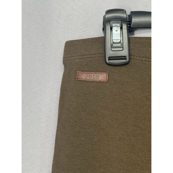Polo Ralph Lauren Equestrian Pants Medium Brown Breeches Leggings Made In Peru - Picture 2 of 16